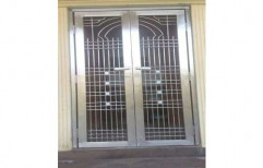 Polished Hinged Stainless Steel Door