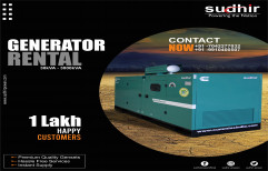 Silent Generator Rental, For Industrial, in Pan India