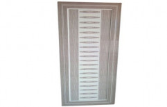 Slide & Fold Glossy Wooden PVC Door for Bathroom, Interior