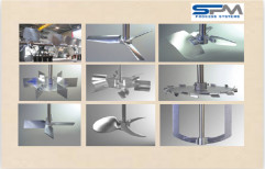 SPM Stainless Steel Mixing Impeller, For Industrial, MXT-IMP-100