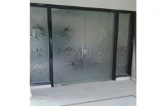 Swing Printed Glass Door