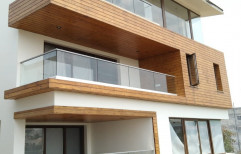 Thermopine wooden cladding
