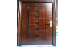 Wooden Finish Standard Single Steel Door