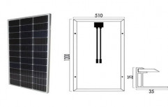27.05 - 30.15 V Mono Crystalline Monocrystalline Solar Panel, 0.80 - 2.80 A, 12 V