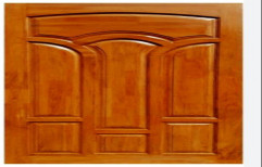 Brown Designer Wooden Door