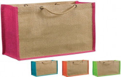Brown Plain Jute Carry Bag, Capacity: 4 to 5 Kg