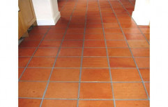 Brown Terracotta Floor Tile, Thickness: 7 to 10 mm