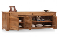 D'DASS Wooden Solid sheesham wood kitchen cabinet for Crockery