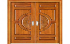 Exterior Polished Main Entrance Wooden Door