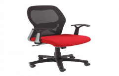 Fabric Black & Red Executive Chair