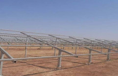 Galvanized Iron GI Solar Panel Mounting Structure, Thickness: 20-25 Mm