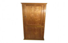 Hinged Brown Wooden Door
