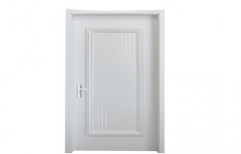 Hinged White WPC Bathroom Door, For Home, Size: 75 X 26 Inch
