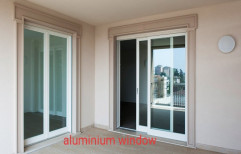 Jindal Glossy Aluminum Sliding Window, For Home