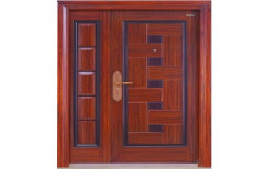 Laminated Brown Stainless Steel Door, For Home,Hotel etc, Thickness: 50 To 70mm