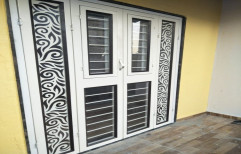 Metal Fully openbel Decorative Door, Structure white, Thickness: 1.2mm