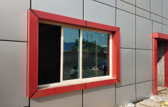 Modern Powder Coated Aluminium Sliding Window