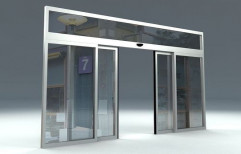 Partition Doors SS Automatic Sliding Door, For Commercial, Exterior