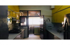 PVC Parallel Shape Modular Kitchen, Kitchen Cabinets