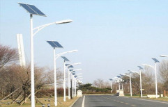 Single-Arm GI Solar Street Light Pole, Thickness: 1.3 mm, Size: 5 Meter