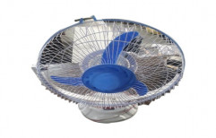 Solar DC Table Fan, White, 12 V