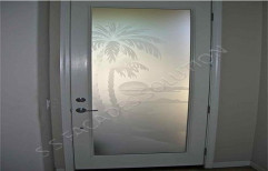 UPVC Bathroom Doors, Glass Thickness: 6 mm