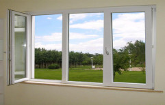 White UPVC Glass Window