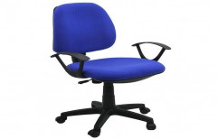 Veer Blue Visitor Chair, For Office