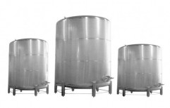 Water Stainless Steel Storage Tank, Storage Capacity: 500-1000 L