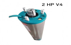 2 HP 15 to 50 m 2HP V4 Borewell Submersible Pump, Warranty: 12 months
