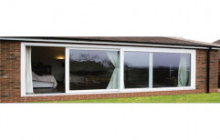 Absolute White UPVC Sliding Window, Glass Thickness: 5 To 20mm
