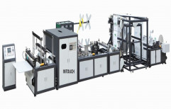 Automatic Box Type Non Woven Bag Making Machine with Online Handle Attached