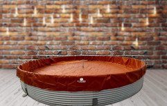 Biofloc Steel Tank, Packaging Type: Wooden Box