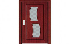 Brown Polished Wooden PVC Door