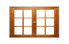 Brown Teak Wood Window, Size/Dimension: 4 X 4 Feet, Rectangle