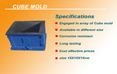 Cast Iorn Concrete Cube Mould, Size: 15cmX15cmX15cm