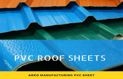 Color Coated Hot Rolled UPVC Roofing Sheet, Thickness Of Sheet: 2 mm