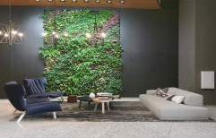 Green PVC Artificial Vertical Garden, For Decoration