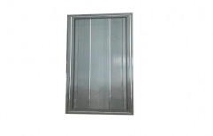Grey Aluminium Bathroom Door, Thickness: 0.75 inch