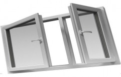 Hinged UPVC French Casement Window, Glass Thickness: 2-5 Mm