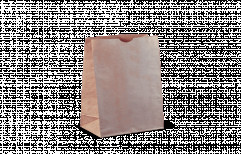 Imported Kraft Brown Square Bottom Paper Bag, For Grocery, Capacity: 2kg