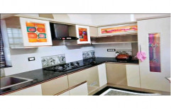 L Shape Stylish Modular Kitchen, Kitchen Cabinets
