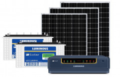 Luminous Battery 1kw Off Grid Solar System, For Residential