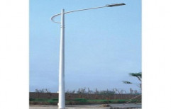 Mild Steel Single-Arm 22 Feet Street Light Pole