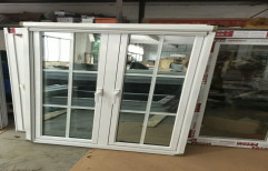 Modern Powder Coated White Aluminium Casement Window, Size/Dimension: 3x4 Feet