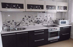 Parallel Shape Acrylic Modern Modular Kitchen