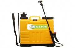 Plastic Olive Agricultural Battery Sprayer Pump, For Agriculture & Farming, Capacity: 16 Liter
