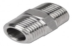 Polished Ss 316 Stainless Steel Hex Nipples, For Hydraulic Pipe