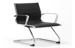 Polished Stainless Steel Office Chair