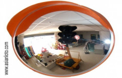 Polycarbonate Convex Mirrors Size 60 80 100120 CM, Size: 600 Mm